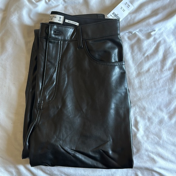 Abercrombie Leather Pants - Picture 7 of 7